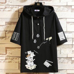 Summer five minute sleeve T-shirt male short sleev